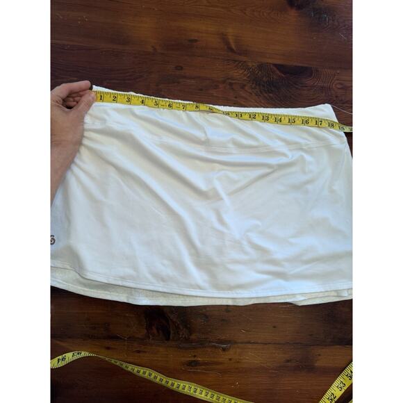 Cross Court White Tennis Skort Size XL Athletic Golf Pickleball White NWT $70 - Picture 3 of 12